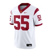 USC Trojans Men's Nike White #55 Road Football Jersey